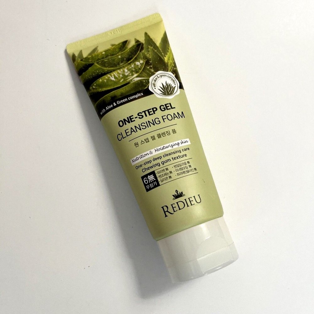 New Sealed Korean WELCOS REDIEU One-Step Gel Cleansing Foam Aloe 150ml K-Beauty